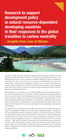 Research to support development policy in natural resource-dependent developing countries in their responses to the global transition to carbon neutrality -Insights from case of Bhutan